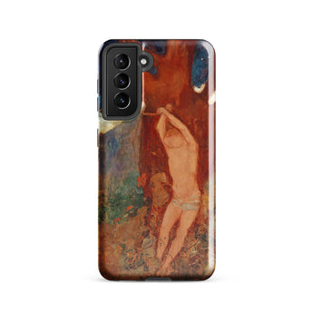 Saint Sebastien - Odilon Redon Phone Case Samsung Galaxy S21 / Gloss Phone Case Vintage-style Painting Warm Earthy Tones Soft Odilon Redon