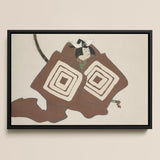 Samurai - Kamisaka Sekka Art Print / Canvas, 18x12’’ / 46x31cm / Black Frame, Posters Prints & Visual Artwork, Toby Leon