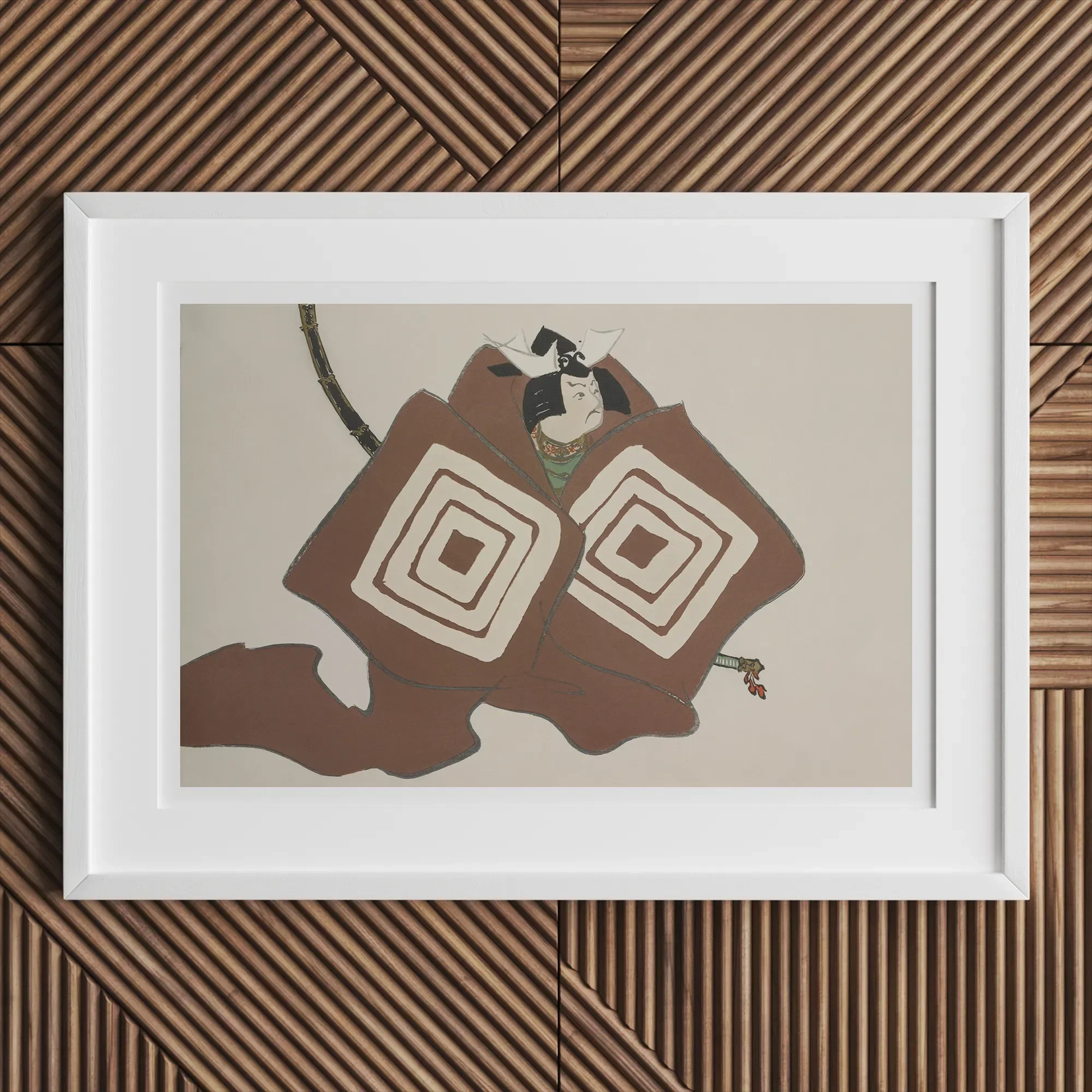 Samurai - Kamisaka Sekka Art Print, Framed Japanese Art Print