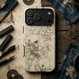 Samurai - Katsushika Hokusai iPhone-Hülle, Handyhüllen, Toby Leon