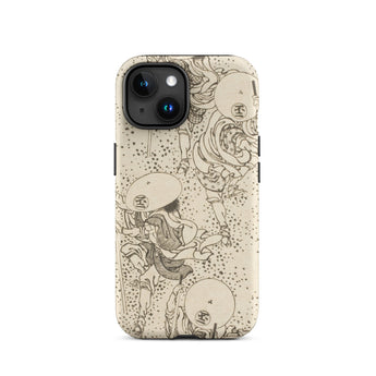 Samurai - Katsushika Hokusai Phone Case Iphone 15 / Matte Phone Case Japanese Art Katsushika Hokusai Storm, Iphone Case, Hokusai’s Figures
