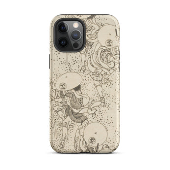 Samurai - Katsushika Hokusai Phone Case Iphone 12 Pro Max / Matte Japanese Art-covered Phone Case Katsushika Hokusai Storm, Iphone Case,