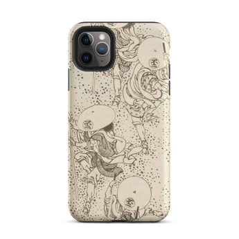 Samurai - Katsushika Hokusai Phone Case Iphone 11 Pro Max / Matte Phone Case Vintage Illustration Katsushika Hokusai Storm, Iphone Case,
