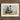 Blue Samurai Armor Art Print White Frame Kamisaka Sekka, Ink-dipped Brush Poised, Scribe