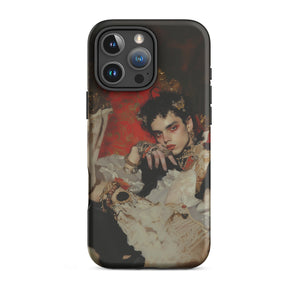 Santino - Queer Vampire King Iphone Case, 16 Pro Max / Matte, Iphone Case Regal Portrait