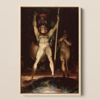 Satan Leading His Legions - Thomas Lawrence Art Print / Canvas, Ember Glow, Prints
