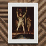 Satan Leading His Legions - Thomas Lawrence Art Print / Canvas, Ember Glow, Prints
