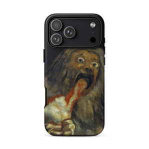 Saturn Devouring His Son - Francisco De Goya Phone Case Iphone 17 Pro Max / Matte Black Phone Case Dog Design Brown White Fur Goya’s