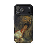 Saturn Devouring His Son - Francisco De Goya Phone Case Iphone 17 Pro Max / Matte Black Phone Case Dog Design Brown White Fur Goya’s