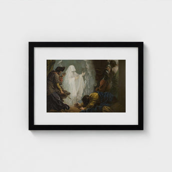 Saul and the Witch of Endor - Benjamin West Art Print / Canvas, Moonlight Breaks, Witch’s Gesture Prints