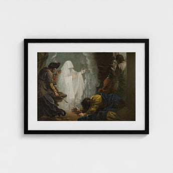 Saul and the Witch of Endor - Benjamin West Art Print / Canvas, Moonlight Breaks, Witch’s Gesture Prints