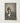 Black-and-white Photographic Print Woman Ornate Dark Gown Glass Scherzo Di Follia, Small Black Passe-partout, Soft Warm Gray, Pierson’s