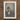 Framed Black-and-white Portrait Woman Ornate Dress Glass Eye Scherzo Di Follia, Small Black Passe-partout, Soft Warm Gray, Pierson’s