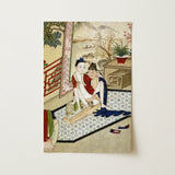 Scholar and Actor - Chinese Homoerotic Art Print / Canvas, 12x18’’ / 31x46cm / Unframed / no Border, Posters Prints & Visual Artwork, Toby