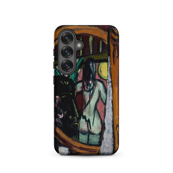 Sculptor’s Studio - Max Beckmann Phone Case, Samsung Galaxy S25 / Matte, Mobile Cases, Toby Leon