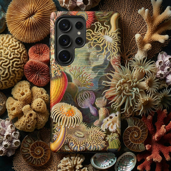 Sea Anemones - Ernst Haeckel Phone Case, Mobile Cases, Toby Leon
