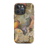 Sea Anemones - Ernst Haeckel Phone Case Iphone 16 Pro Max / Matte Iphone Case Sea Anemone Design Ernst Haeckel, Sentient Flares, Cup-spined