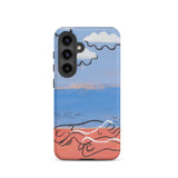 He and Sea Beach - Mikulas Galanda Phone Case, Samsung Galaxy S24 / Matte, Mobile Cases, Toby Leon