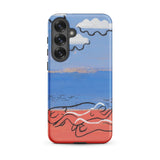 He and Sea Beach - Mikulas Galanda Phone Case, Samsung Galaxy S25 Plus / Matte, Mobile Cases, Toby Leon