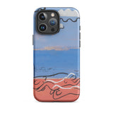 He and Sea Beach - Mikulas Galanda Phone Case Iphone 16 Pro Max / Matte Artistic Phone Case Mikulas Galanda Iphone, Iphone Case, Three Nudes