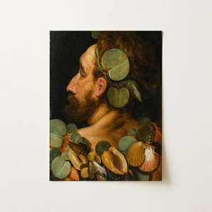 Sea God - Frans Floris Flemish Renaissance Art Print / Canvas, 12x16’’ / 31x41cm / Unframed / no Border, Posters Prints & Visual Artwork,