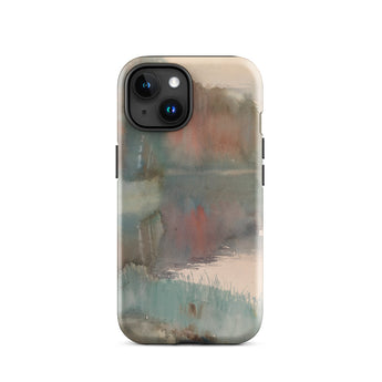 Küste bei Haikko im Herbst - Albert Edelfelt Iphone Case, 15 / Glanz, Handyhüllen, Toby Leon