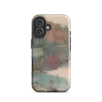 Küste bei Haikko im Herbst - Albert Edelfelt Iphone Case, 16 / Glanz, Handyhüllen, Toby Leon