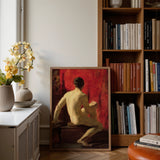 Seated Male Model - William Etty Kunstdruck / Leinwand, Poster, Drucke & visuelle Kunstwerke, Toby Leon