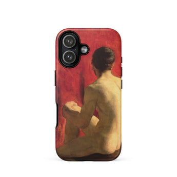 Custodia per iPhone Seated Male Model - William Etty, 17 / Opaca, Custodie per telefoni cellulari, Toby Leon