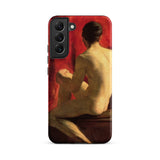 Seated Male Model - William Etty Phone Case, Samsung Galaxy S22 Plus / Matte, Mobile Cases, Toby Leon