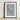 Framed Art Print Soft Pale Sketch Nude Figure Naked Man Sits, Arm Hooked Overhead, Body Opening
