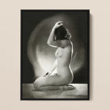 Seated Nude Woman - Jacob Merkelbach Art Print / Canvas, Inside Jacob Merkelbach’s, Jacob Merkelbach’s Leidseplein, Merkelbach’s
