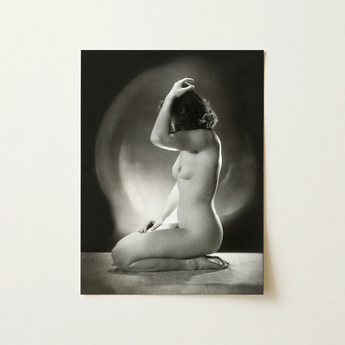 Seated Nude Woman - Jacob Merkelbach Art Print / Canvas, Inside Jacob Merkelbach’s, Jacob Merkelbach’s Leidseplein, Merkelbach’s