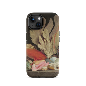Seaweed Lithophytes & Seashells - Anne Vallayer Coster Phone Case Iphone 15 / Matte Artistic Phone Case Anne Vallayer-coster Iphone,