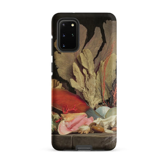 Seaweed Lithophytes & Seashells - Anne Vallayer Coster Phone Case Samsung Galaxy S20 Plus / Matte Black Phone Case Detailed Life Painting