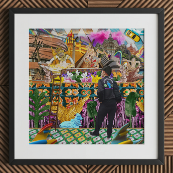 Second Homesick Pt 3 - Surreal Khrungthep Collage Art Print, Bangkok’s Kaleidoscopic Soul, Surreal Khrungthep Collage, Maximalist Pop Art
