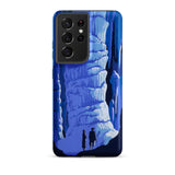 See America Travel Poster - Alexander Dux Phone Case Samsung Galaxy S21 Ultra / Matte Blue Illustrated Phone Case Stylized Cave Two
