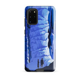 See America Travel Poster - Alexander Dux Phone Case Samsung Galaxy S20 Plus / Gloss Blue Illustrated Phone Case Stylized Cave Two