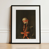 See no Evil - Luxe Gay Bondage Art Print / Canvas, Luxe Gay Bondage, Gay Bondage Art, Vision Wrapped