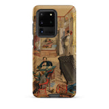 Self-portrait in the Artist’s Studio - Emile Masson Phone Case Samsung Galaxy S20 Ultra / Matte Phone Case Detailed Vintage Illustration