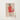 Framed Art Print Stylized Red-draped Figure Motion Beige Schiele Twists, Raw Silhouette
