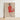 Framed Artwork Stylized Figure Vibrant Red Garment Beige Schiele Twists, Raw Silhouette, Art Print