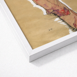 Self Portrait Nude - Egon Schiele Art Print / Canvas Framed Schiele’s ?The Model (bust)”, Pigment Scrapes, Self-portrait Offers Prints