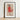 Framed Artwork Stylized Figure Vibrant Red Attire Beige Schiele Twists, Raw Silhouette, Art Print