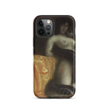 Sensuality - Franz Von Stuck Phone Case Iphone 12 Pro / Matte Iphone Pro/pro Max Case Artistic Rendition Woman Franz Stuck, Case, Shadowed