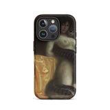Sensuality - Franz Von Stuck Phone Case Iphone 16 Pro / Matte Smartphone Case Painting Nude Figure Snake Franz Stuck, Iphone Case, Shadowed