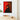 Black-framed Artwork Stylized Portrait Woman Bold Red Gold Lesbian Witch Art, Print