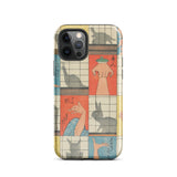 Shadow Figures - Utagawa Hiroshige Phone Case, Iphone 12 Pro / Gloss, Mobile Cases, Toby Leon