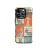 Shadow Figures - Utagawa Hiroshige Phone Case, Iphone 15 Pro / Gloss, Mobile Cases, Toby Leon