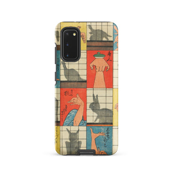 Shadow Figures - Utagawa Hiroshige Phone Case, Samsung Galaxy S20 / Matte, Mobile Cases, Toby Leon